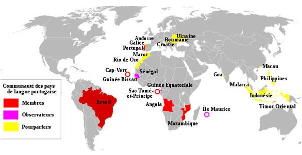 葡萄牙语翻译使用地区图片